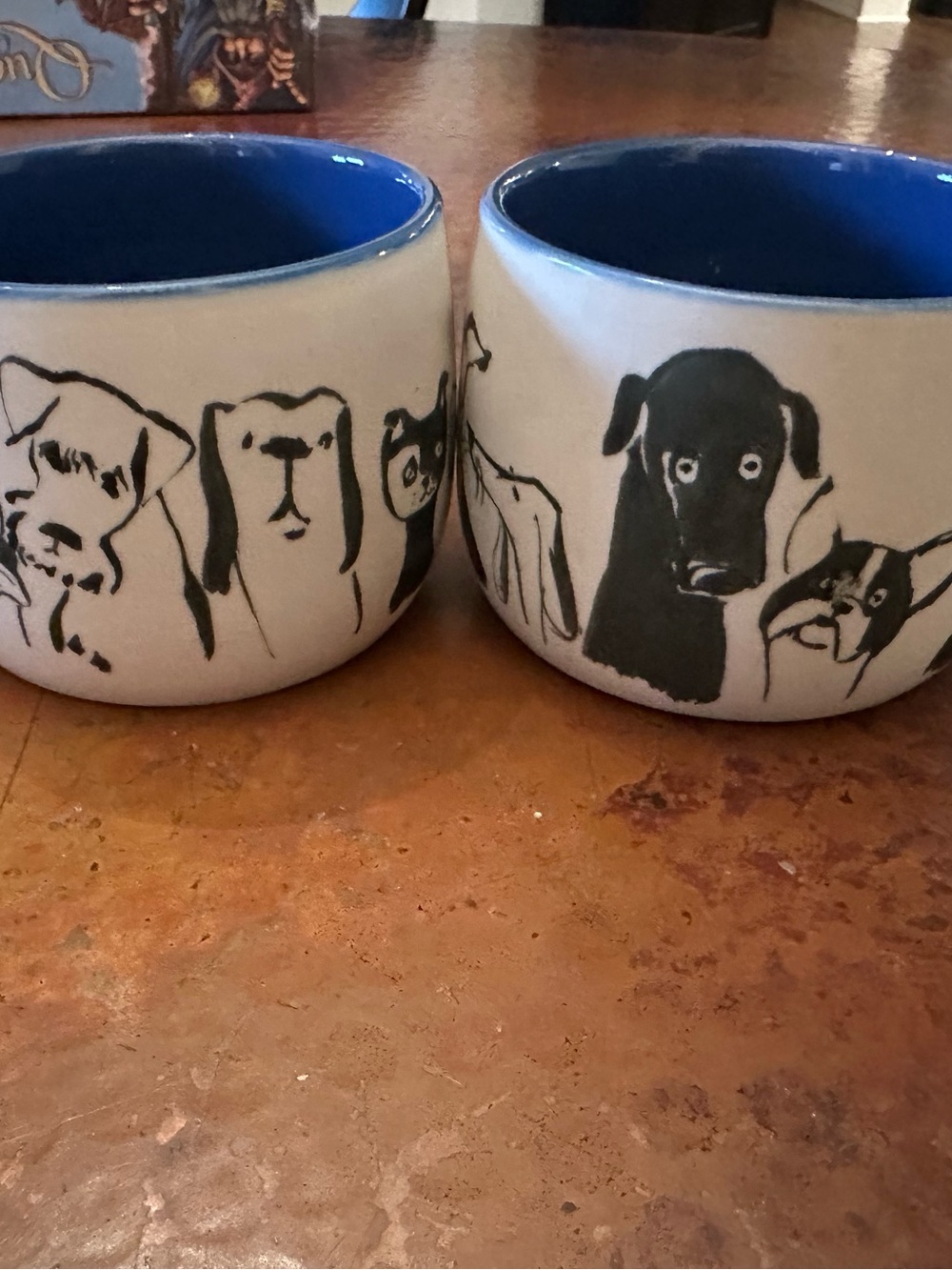 Anthropologie Dog Person Set of 2 Mugs
